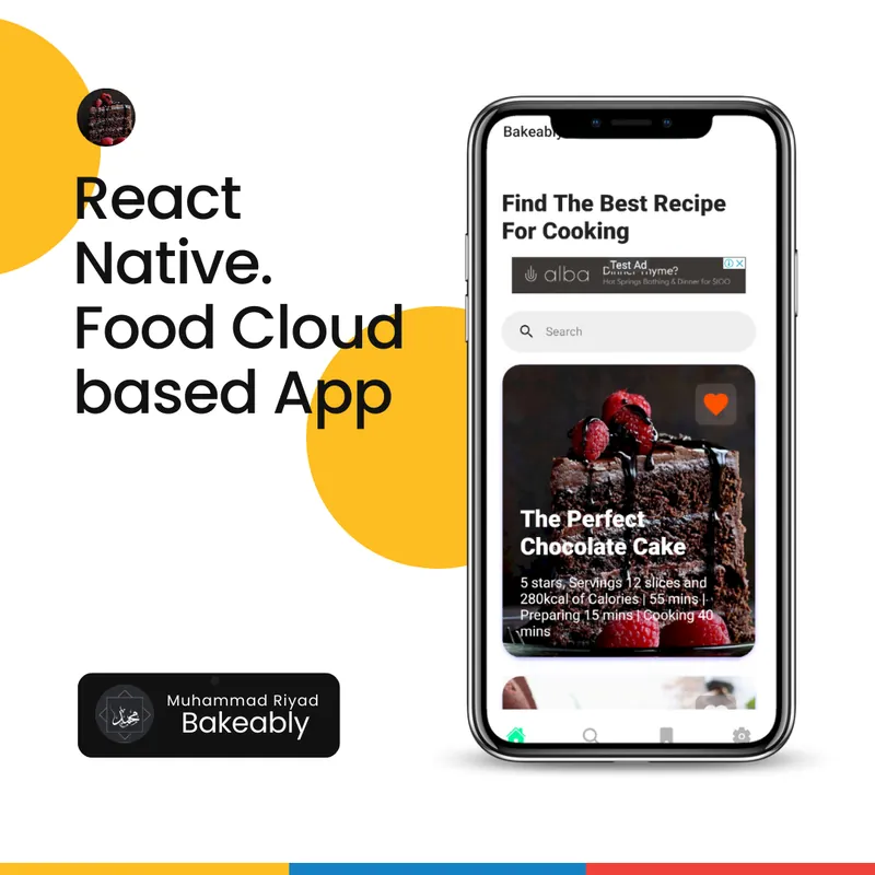Bakeably mobile app showcase